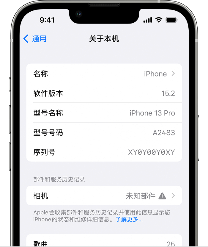 源城苹果维修分享iPhone 出现提示相机“未知部件”是什么原因？ 