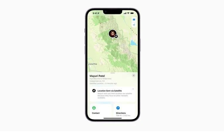 源城苹果14维修分享iPhone14系列中 FindMy功能通过卫星分享位置方法教程 