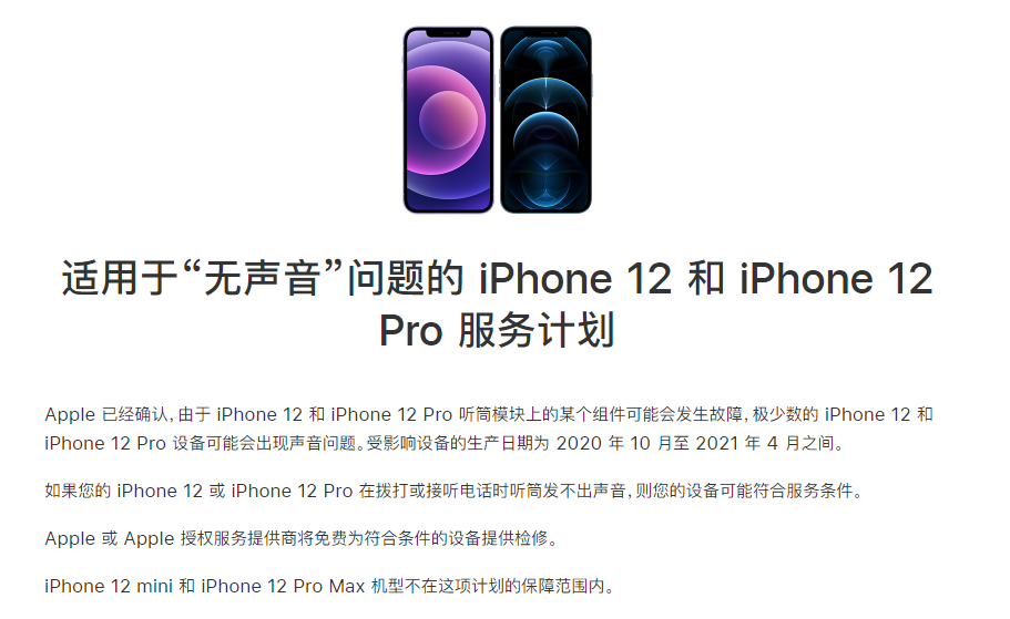 源城苹果手机维修分享iPhone 12/Pro 拨打或接听电话时无声音怎么办 